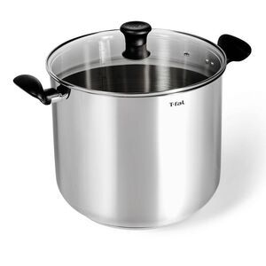 T-Fal -  Simply Cook 16qt Stainless Steel Stock Pot w Stainless Steel